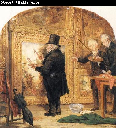 William Parrott J M W Turner at the Royal Academy,Varnishing Day